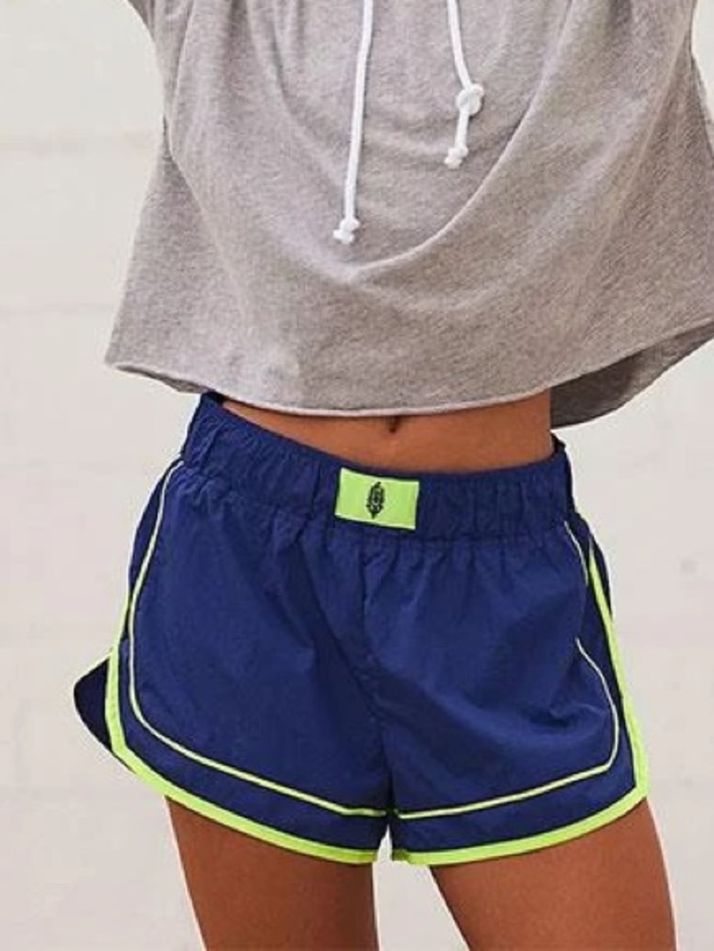 Free People Varsity Blues Shorts